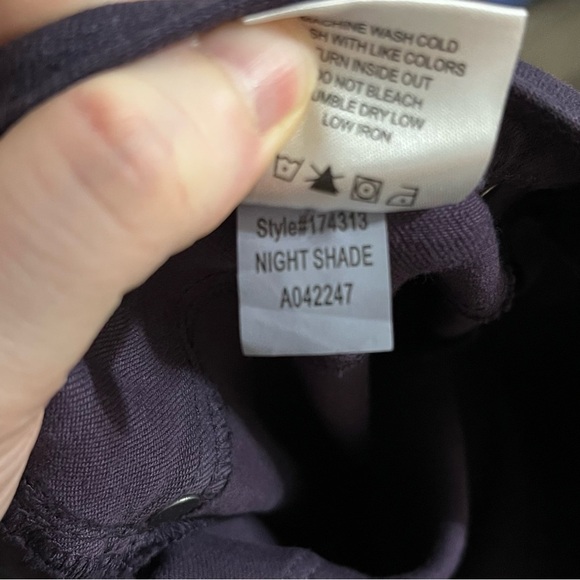 Lila Ryan Stitch Fix Womens Super Skinny Denim Jeans Size 28P Dark Purple - Picture 5 of 10